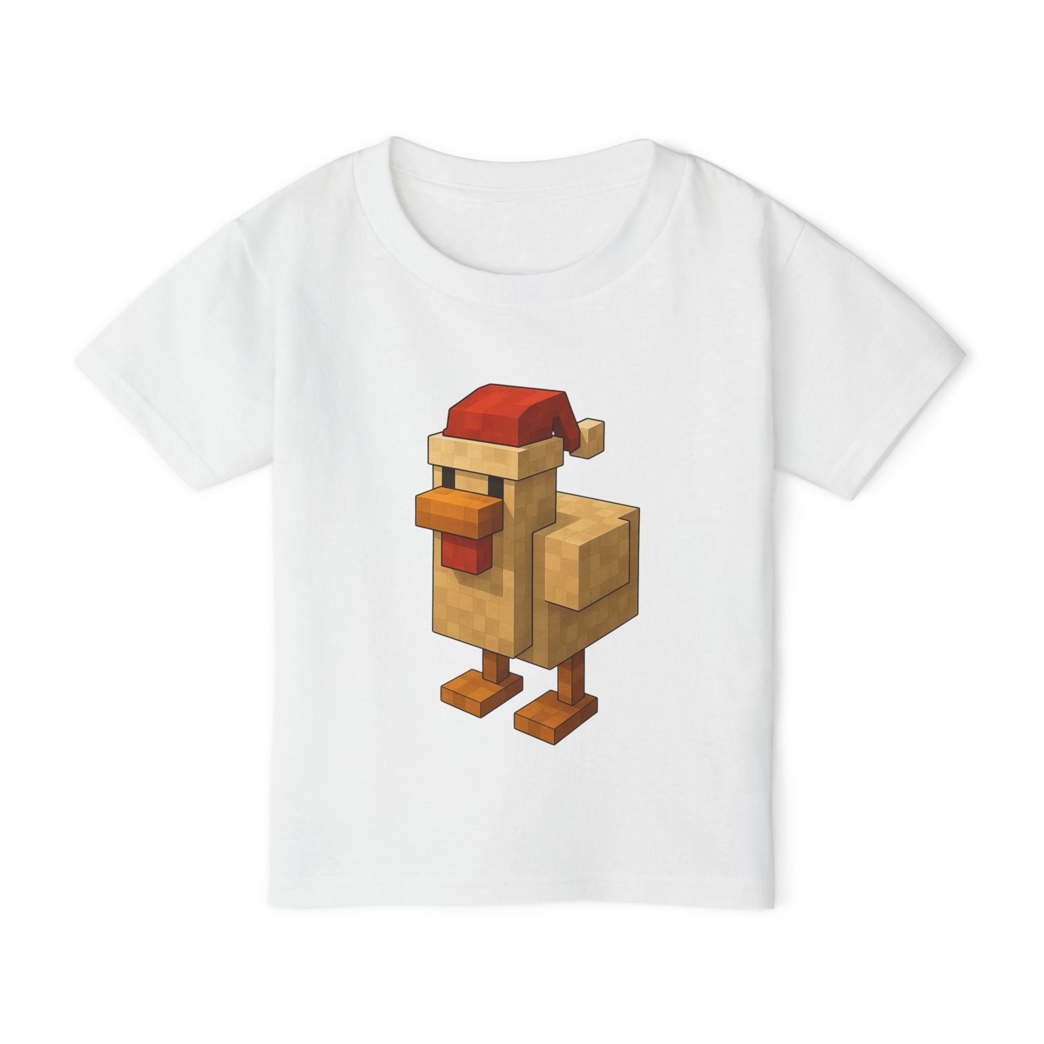 Blocky Chicken Toddler Tee