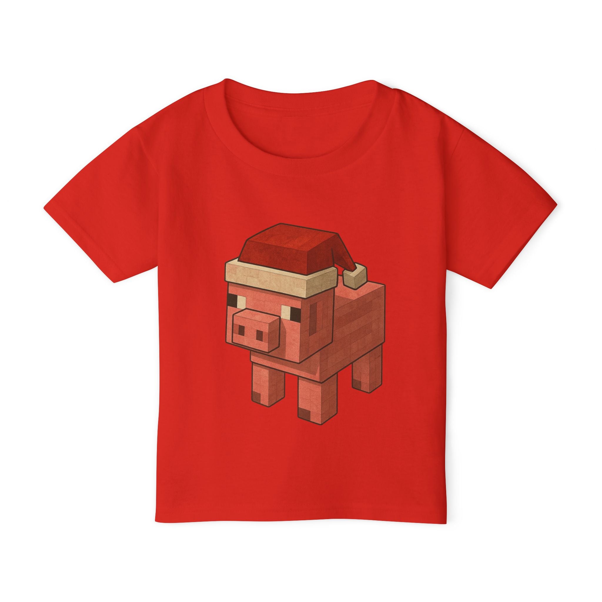 Blocky Pig Holiday Toddler Tee