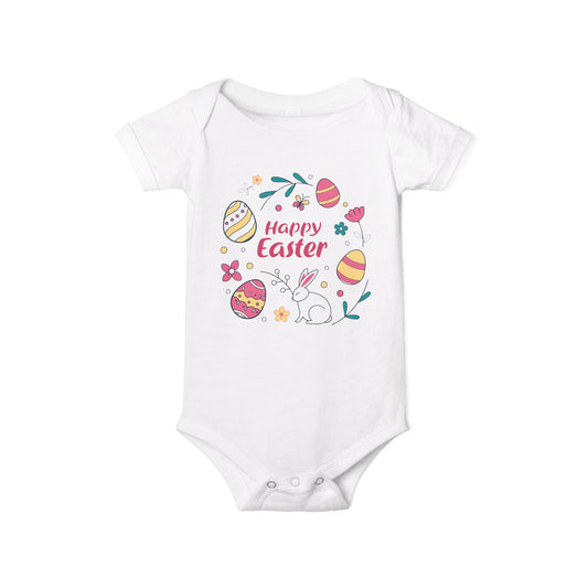 Cute Easter Bunny Infant One Piece - Happy Easter Baby Bodysuit