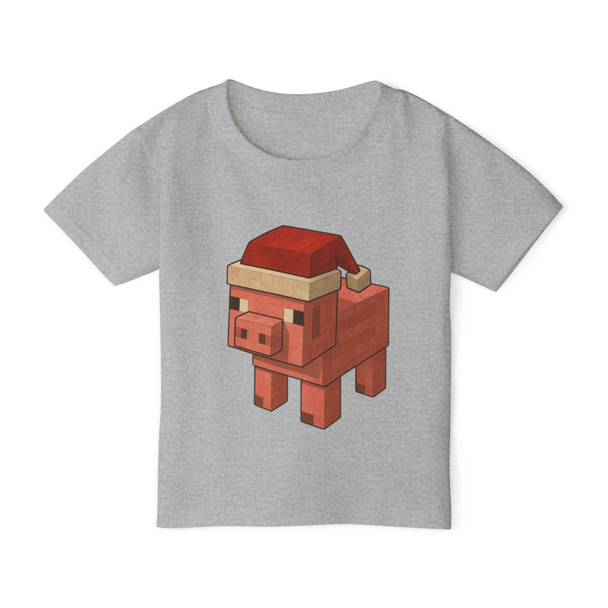 Blocky Pig Holiday Toddler Tee