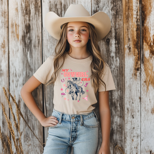 My Cowgirl Era Youth Short Sleeve Tee