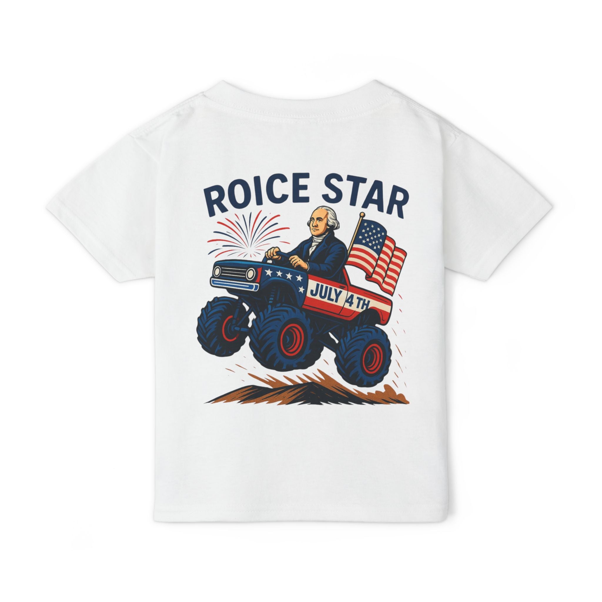July 4th Monster Truck Toddler T-Shirt