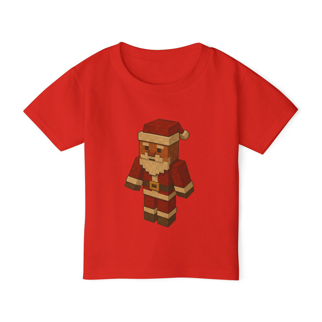 Blocky Santa Toddler Tee