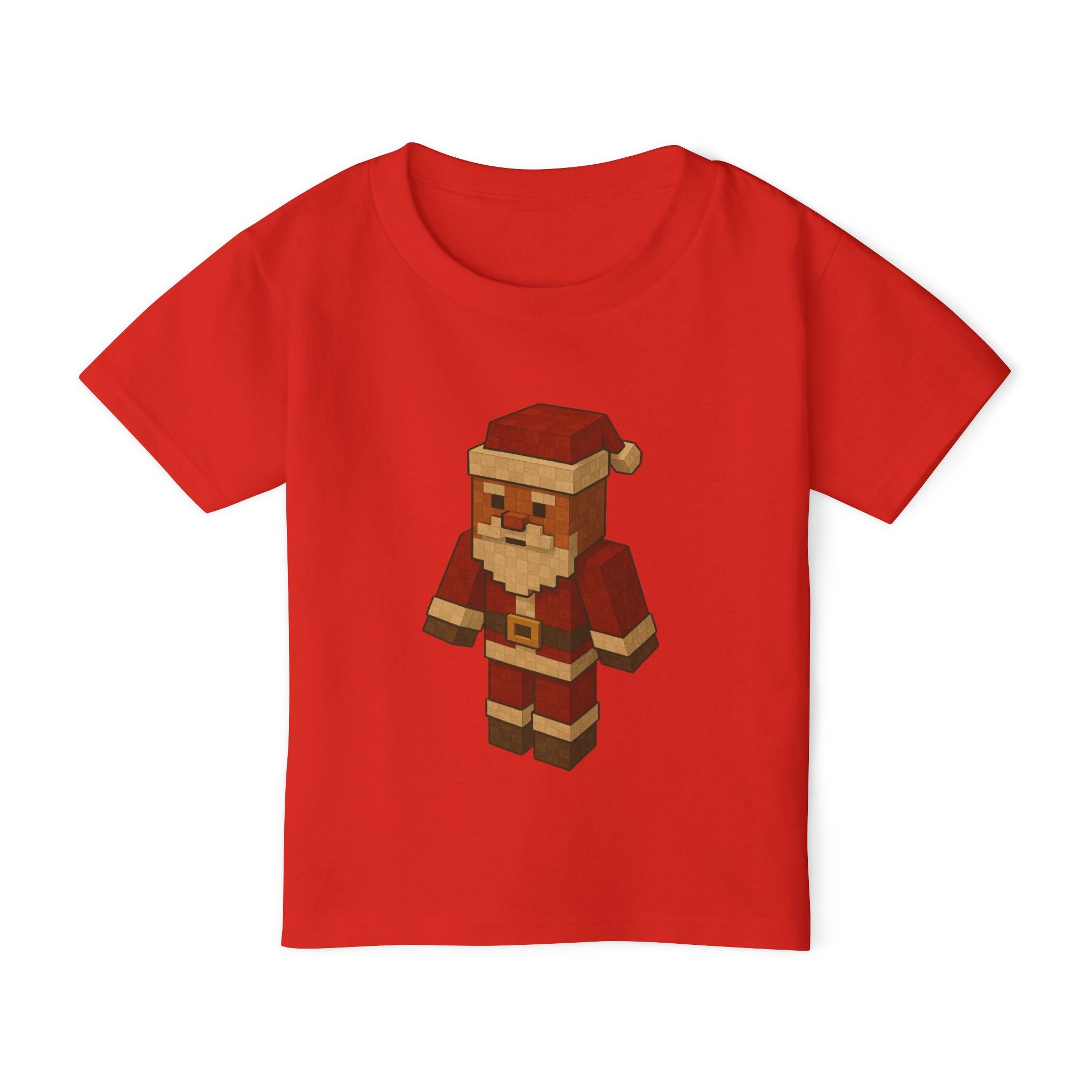 Blocky Santa Toddler Tee
