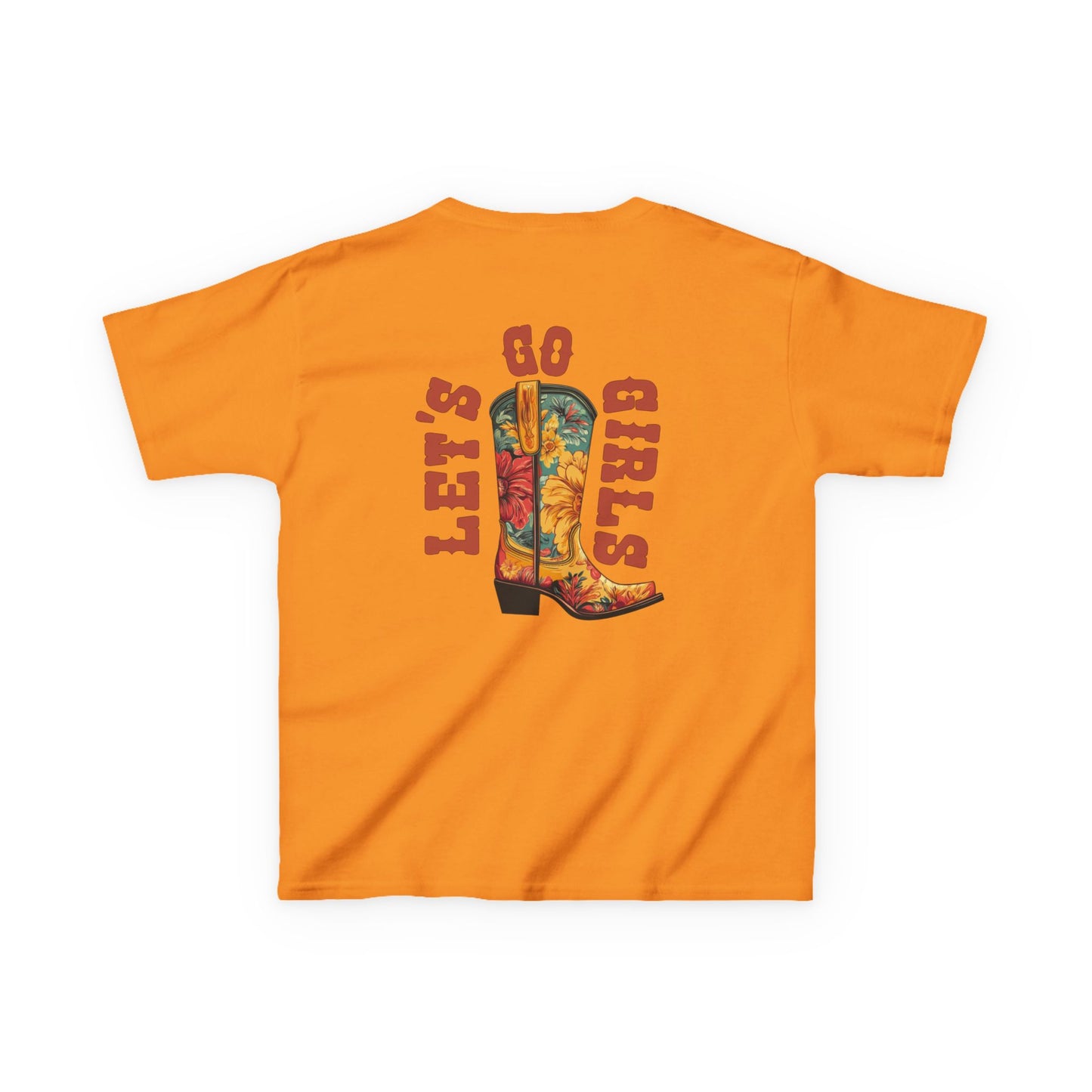 Let's Go Girls! Kids Cowboy Boots Tee