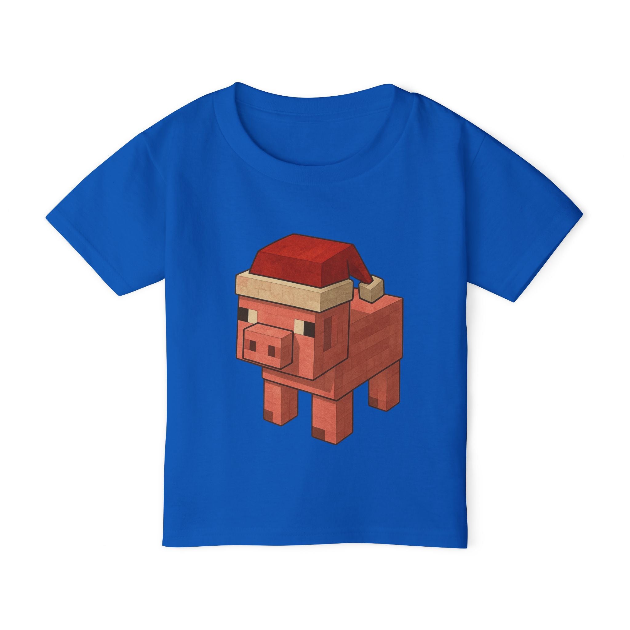 Blocky Pig Holiday Toddler Tee
